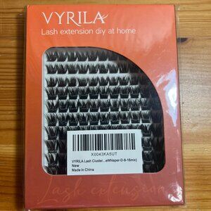 VYRILA Lash Cluster 132pcs Individual Lashes,8-16mm Diy Lash Extension,D Curl La
